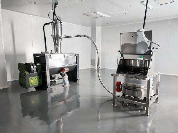 粉體投料輸送篩分混合案例